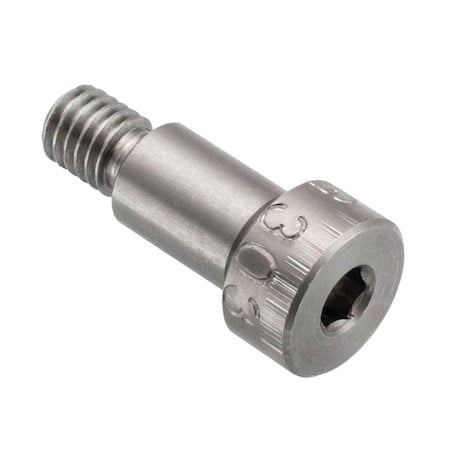 Shoulder Screw, 3A Thr Sz, 1/4 in Thr Lg, 3/8 in Shoulder Lg, 18-8 Stainless Steel MPN:STR60114F06