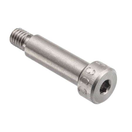 Shoulder Screw, 3A Thr Sz, 1/4 in Thr Lg, 13/16 in Shoulder Lg, 18-8 Stainless Steel MPN:STR60114F13