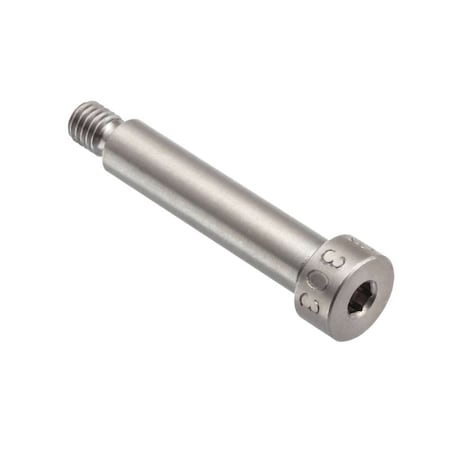 Shoulder Screw, 3A Thr Sz, 1/4 in Thr Lg, 1-1/8 in Shoulder Lg, 18-8 Stainless Steel MPN:STR60114F18