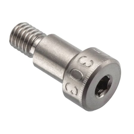 Shoulder Screw, 3A Thr Sz, 1/4 in Thr Lg, 5/16 in Shoulder Lg, 18-8 Stainless Steel MPN:STR60114F5