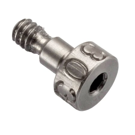 Self-Locking Shoulder Screws, 3A Thr Sz, 5/32 Thr Lg, 1/8 in Shoulder Lg, 18-8 Stainless Steel MPN:STR60118C02-PATCH