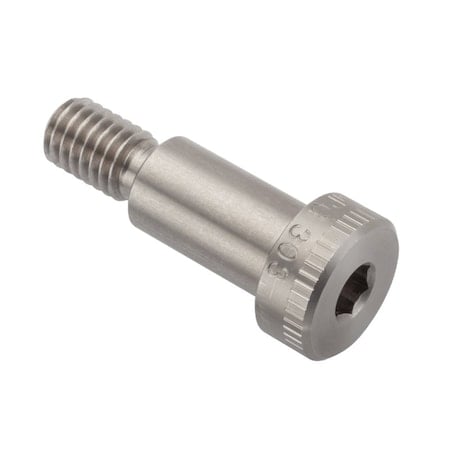 Shoulder Screw, 3A Thr Sz, 5/8 Thr Lg, 7/8 in Shoulder Lg, 18-8 Stainless Steel MPN:STR6012C14