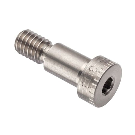 Shoulder Screw, 3A Thr Sz, 1/2 Thr Lg, 9/16 Shoulder Lg, 18-8 Stainless Steel MPN:STR60138C09