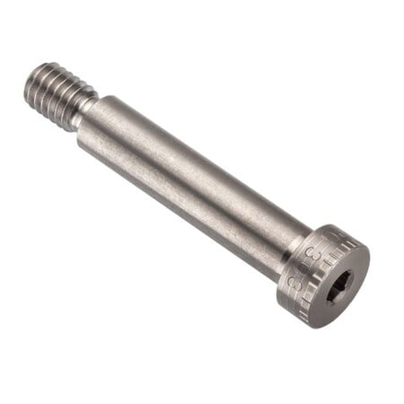 Shoulder Screw, 3A Thr Sz, 1/2 Thr Lg, 1-5/8 in Shoulder Lg, 18-8 Stainless Steel MPN:STR60138C26
