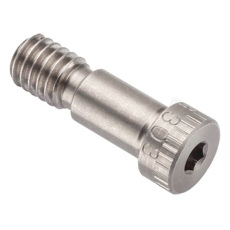 Shoulder Screw, 2A Thr Sz, 7/16 Thr Lg, 1/2 in Shoulder Lg, 18-8 Stainless Steel MPN:STR60151C08-OST