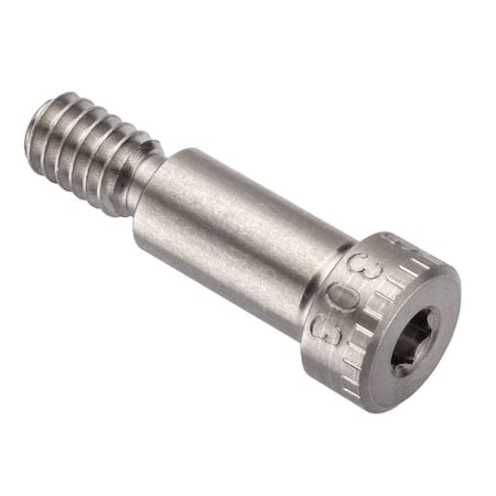 Shoulder Screw, 3A Thr Sz, 7/16 Thr Lg, 5/8 in Shoulder Lg, 18-8 Stainless Steel MPN:STR60151C10