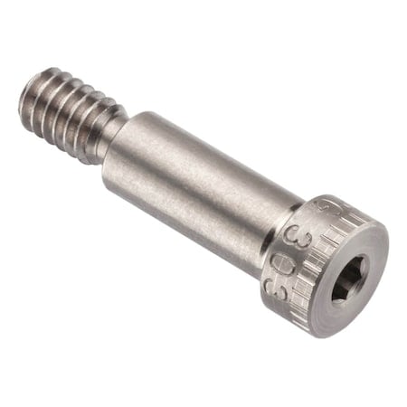 Shoulder Screw, 3A Thr Sz, 7/16 Thr Lg, 3/4 in Shoulder Lg, 18-8 Stainless Steel MPN:STR60151C12