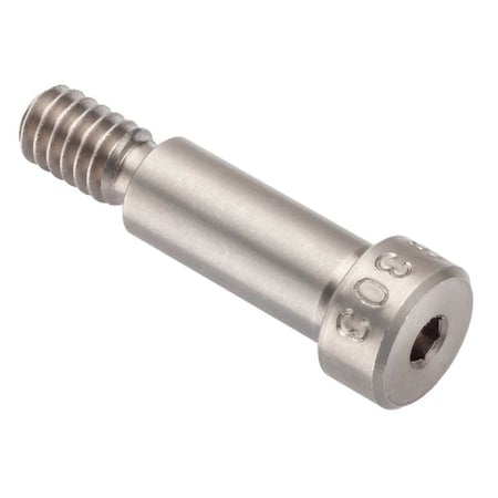 Shoulder Screw, 3A Thr Sz, 7/16 Thr Lg, 3/4 in Shoulder Lg, 18-8 Stainless Steel MPN:STR60151C12-DD