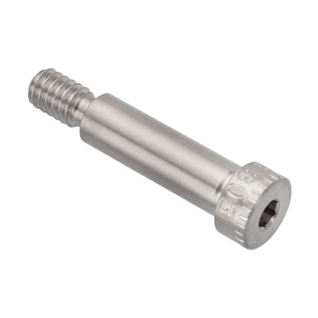 Shoulder Screw, 3A Thr Sz, 7/16 Thr Lg, 1 in Shoulder Lg, 18-8 Stainless Steel MPN:STR60151C16