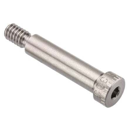Shoulder Screw, 3A Thr Sz, 7/16 Thr Lg, 1-1/4 in Shoulder Lg, 18-8 Stainless Steel MPN:STR60151C20