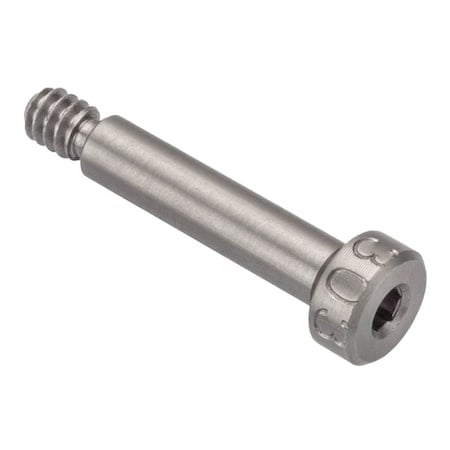 Shoulder Screw, 3A Thr Sz, 3/16 Thr Lg, 11/16 in Shoulder Lg, 18-8 Stainless Steel MPN:STR60153C11