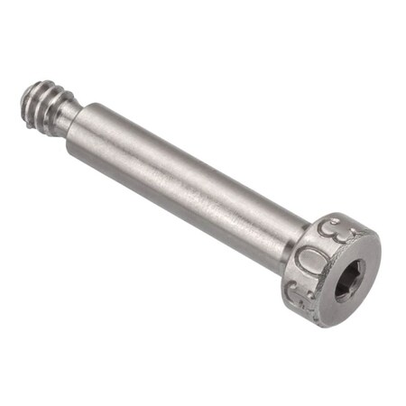 Self-Locking Shoulder Screws, 3A Thr Sz, 3/16 Thr Lg, 3/4 in Shoulder Lg, 18-8 Stainless Steel MPN:STR60153C12-PATCH