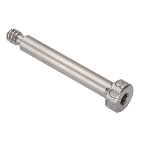 Self-Locking Shoulder Screws, 3A Thr Sz, 3/16 Thr Lg, 1 in Shoulder Lg, 18-8 Stainless Steel MPN:STR60153C16-PATCH