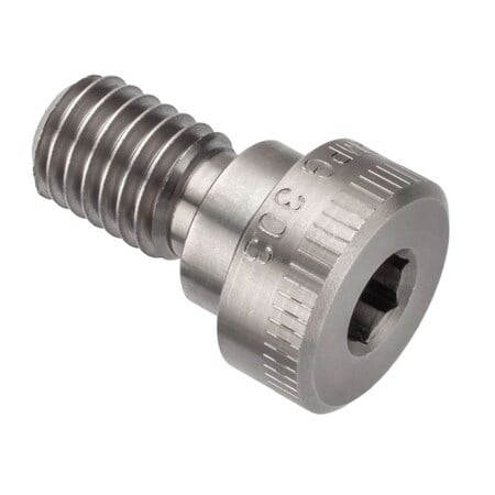 Shoulder Screw, 3A Thr Sz, 3/4 Thr Lg, 1/4 in Shoulder Lg, 18-8 Stainless Steel MPN:STR60158C04