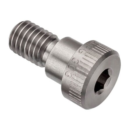 Shoulder Screw, 3A Thr Sz, 3/4 Thr Lg, 3/8 in Shoulder Lg, 18-8 Stainless Steel MPN:STR60158C06