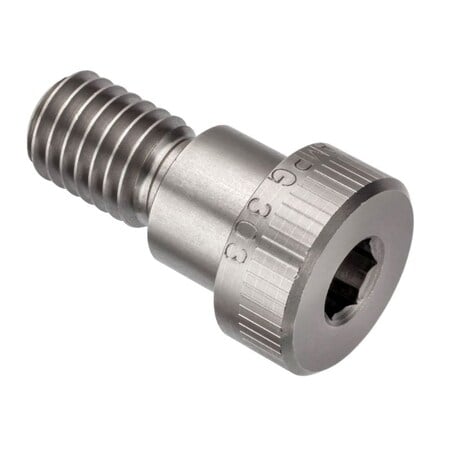 Shoulder Screw, 3A Thr Sz, 3/4 Thr Lg, 7/16 in Shoulder Lg, 18-8 Stainless Steel MPN:STR60158C07