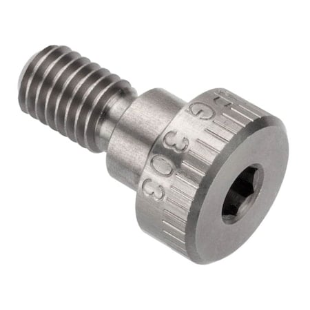 Shoulder Screw, M8 x 1.25 Thr Sz, 13mm Thr Lg, 6 mm Shoulder Lg, 18-8 Stainless Steel MPN:STR601M10X6