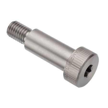 Shoulder Screw, M12x1.75 mm Thr Sz, 18mm Thr Lg, 35 in Shoulder Lg, 18-8 Stainless Steel MPN:STR601M16X35
