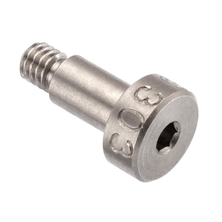 Shoulder Screw, 18-8 SS, M4x0.7mm, 8mm L, 5g6g Thr Sz, 4.5mm Thr Lg, 8mm Shoulder Lg MPN:STR601M5X8