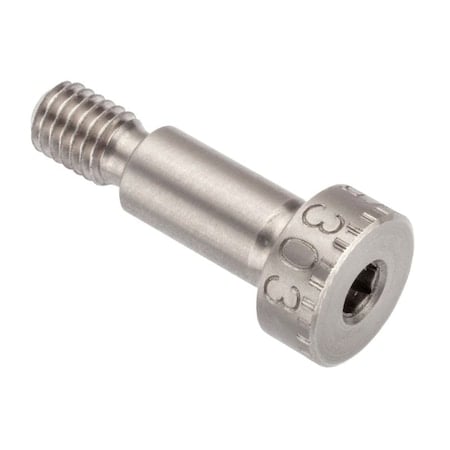 Shoulder Screw, 5g6g Thr Sz, 8mm Thr Lg, 12 mm Shoulder Lg, 18-8 Stainless Steel MPN:STR601M6X12-SHORT