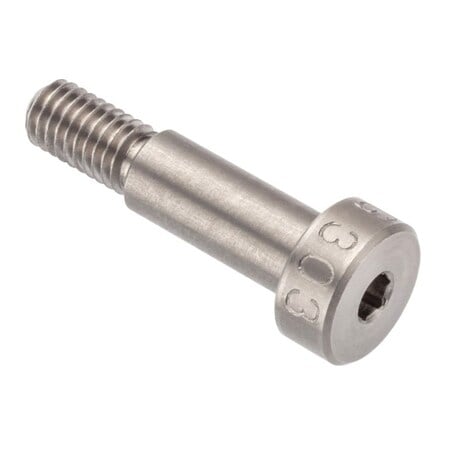 Shoulder Screw, 5g6g Thr Sz, 9.5mm Thr Lg, 14 mm Shoulder Lg, 18-8 Stainless Steel MPN:STR601M6X14