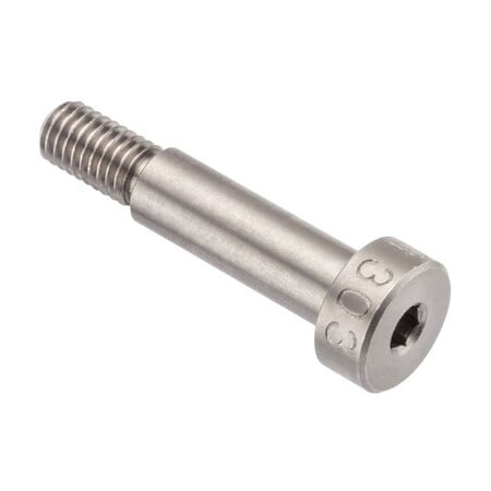 Shoulder Screw, 5g6g Thr Sz, 9.5mm Thr Lg, 18 mm Shoulder Lg, 18-8 Stainless Steel MPN:STR601M6X18