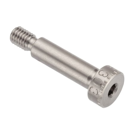 Shoulder Screw, 5g6g Thr Sz, 8mm Thr Lg, 20 mm Shoulder Lg, 18-8 Stainless Steel MPN:STR601M6X20-SHORT