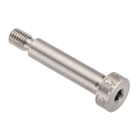 Shoulder Screw, 5g6g Thr Sz, 8mm Thr Lg, 25 mm Shoulder Lg, 18-8 Stainless Steel MPN:STR601M6X25-SHORT
