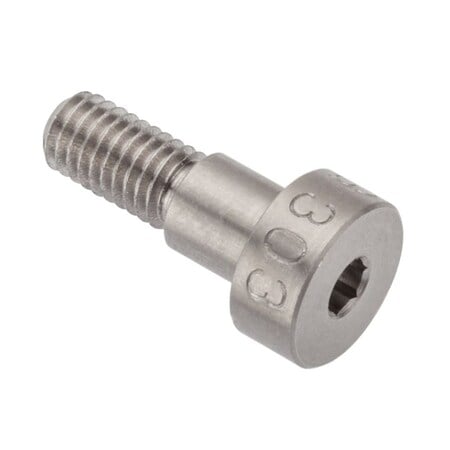 Shoulder Screw, 5g6g Thr Sz, 9.5mm Thr Lg, 6 mm Shoulder Lg, 18-8 Stainless Steel MPN:STR601M6X6