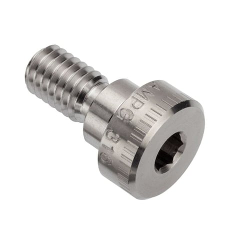 Shoulder Screw, 3A Thr Sz, 5/8 Thr Lg, 1/4 in Shoulder Lg, 316 Stainless Steel MPN:STR60212C04