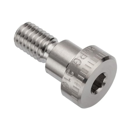 Shoulder Screw, 3A Thr Sz, 5/8 Thr Lg, 3/8 in Shoulder Lg, 316 Stainless Steel MPN:STR60212C06