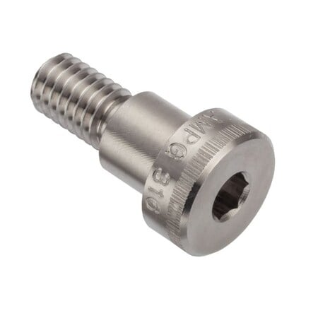 Shoulder Screw, 3A Thr Sz, 5/8 Thr Lg, 7/16 in Shoulder Lg, 316 Stainless Steel MPN:STR60212C07