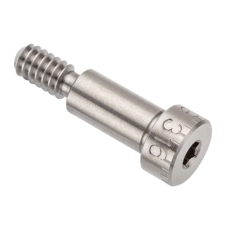 Shoulder Screw, 3A Thr Sz, 3/8 Thr Lg, 1/2 in Shoulder Lg, 316 Stainless Steel MPN:STR60214C08