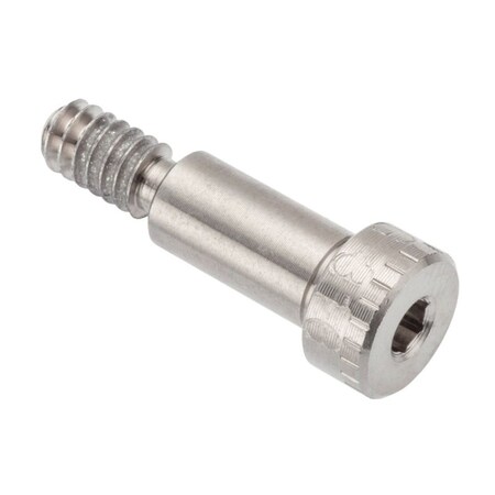 Self-Locking Shoulder Screws, 3A Thr Sz, 3/8 Thr Lg, 1/2 in Shoulder Lg, 316 Stainless Steel MPN:STR60214C08-PATCH