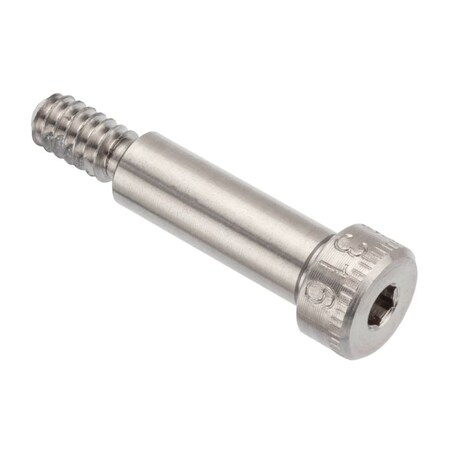 Self-Locking Shoulder Screws, 3A Thr Sz, 3/8 Thr Lg, 3/4 in Shoulder Lg, 316 Stainless Steel MPN:STR60214C12-PATCH