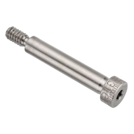 Self-Locking Shoulder Screws, 3A Thr Sz, 3/8 Thr Lg, 1-1/4 in Shoulder Lg, 316 Stainless Steel MPN:STR60214C20-PATCH