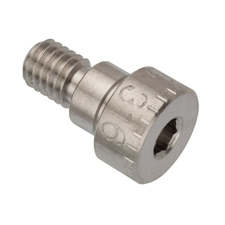Shoulder Screw, 3A Thr Sz, 1/4 in Thr Lg, 5/32 in Shoulder Lg, 316 Stainless Steel MPN:STR60214F02.5