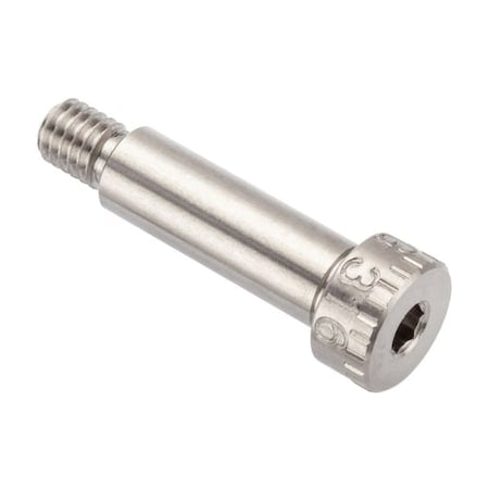 Shoulder Screw, 3A Thr Sz, 1/4 in Thr Lg, 3/4 in Shoulder Lg, 316 Stainless Steel MPN:STR60214F12