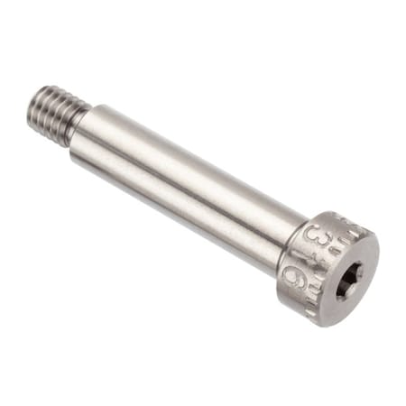 Shoulder Screw, 3A Thr Sz, 1/4 in Thr Lg, 1 in Shoulder Lg, 316 Stainless Steel MPN:STR60214F16
