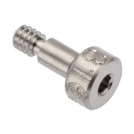 Shoulder Screw, 3A Thr Sz, 5/32 Thr Lg, 3/16 in Shoulder Lg, 316 Stainless Steel MPN:STR60218C03