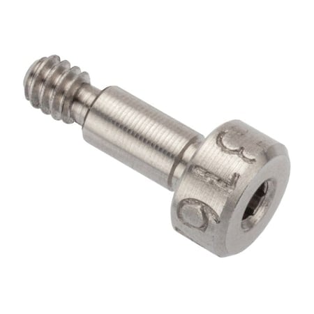 Self-Locking Shoulder Screws, 3A Thr Sz, 5/32 Thr Lg, 1/4 in Shoulder Lg, 316 Stainless Steel MPN:STR60218C04-PATCH