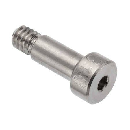 Shoulder Screw, #8-32 Thr Sz, 3/16 Thr Lg, 3/8 in Shoulder Lg, 316 Stainless Steel MPN:STR60231C06-PATCH