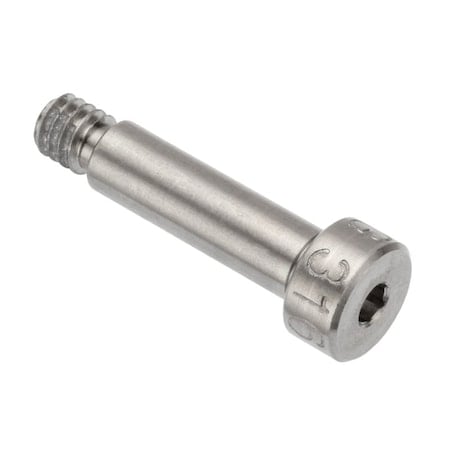 Shoulder Screw, #8-32 Thr Sz, 3/16 Thr Lg, 5/8 in Shoulder Lg, 316 Stainless Steel MPN:STR60231C10-PATCH