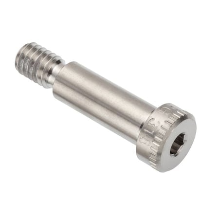 Self-Locking Shoulder Screws, 3A Thr Sz, 1/2 Thr Lg, 1 in Shoulder Lg, 316 Stainless Steel MPN:STR60238C16-PATCH