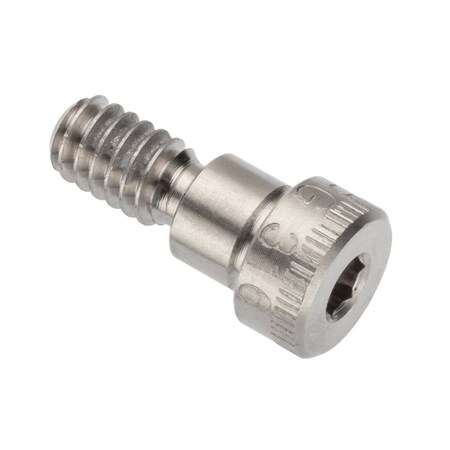 Self-Locking Shoulder Screws, 3A Thr Sz, 7/16 Thr Lg, 1/4 in Shoulder Lg, 316 Stainless Steel MPN:STR60251C04-PATCH