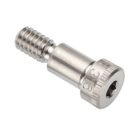 Shoulder Screw, 3A Thr Sz, 7/16 Thr Lg, 7/16 in Shoulder Lg, 316 Stainless Steel MPN:STR60251C07