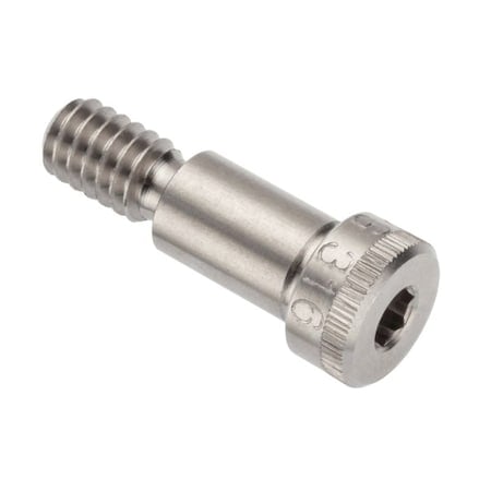 Shoulder Screw, 3A Thr Sz, 7/16 Thr Lg, 1/2 in Shoulder Lg, 316 Stainless Steel MPN:STR60251C08