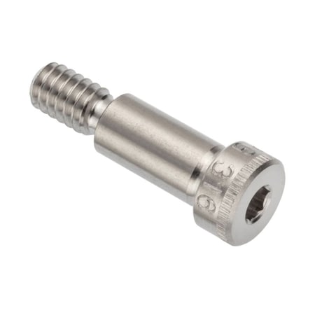 Shoulder Screw, 3A Thr Sz, 7/16 Thr Lg, 5/8 in Shoulder Lg, 316 Stainless Steel MPN:STR60251C10