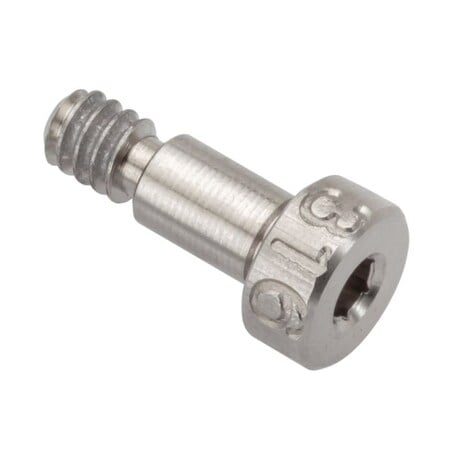 Self-Locking Shoulder Screws, 3A Thr Sz, 3/16 Thr Lg, 1/4 in Shoulder Lg, 316 Stainless Steel MPN:STR60253C04-PATCH