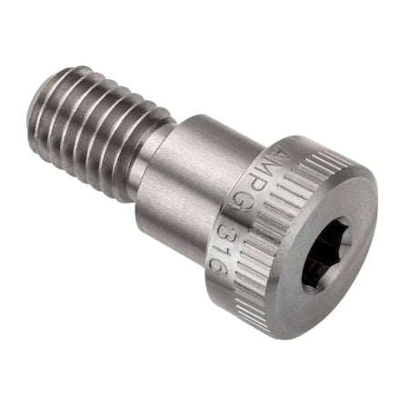Shoulder Screw, 3A Thr Sz, 3/4 Thr Lg, 1/2 in Shoulder Lg, 316 Stainless Steel MPN:STR60258C08